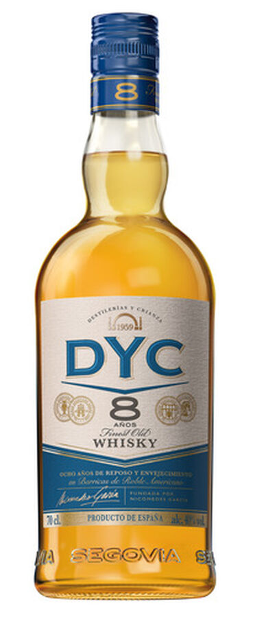 Whisky DYC 8 a&ntilde;os 70cl