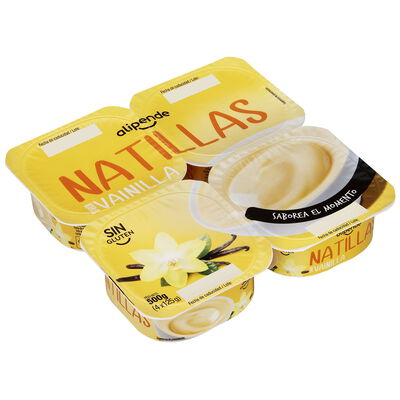 Natillas Alipende pack 4 vainilla