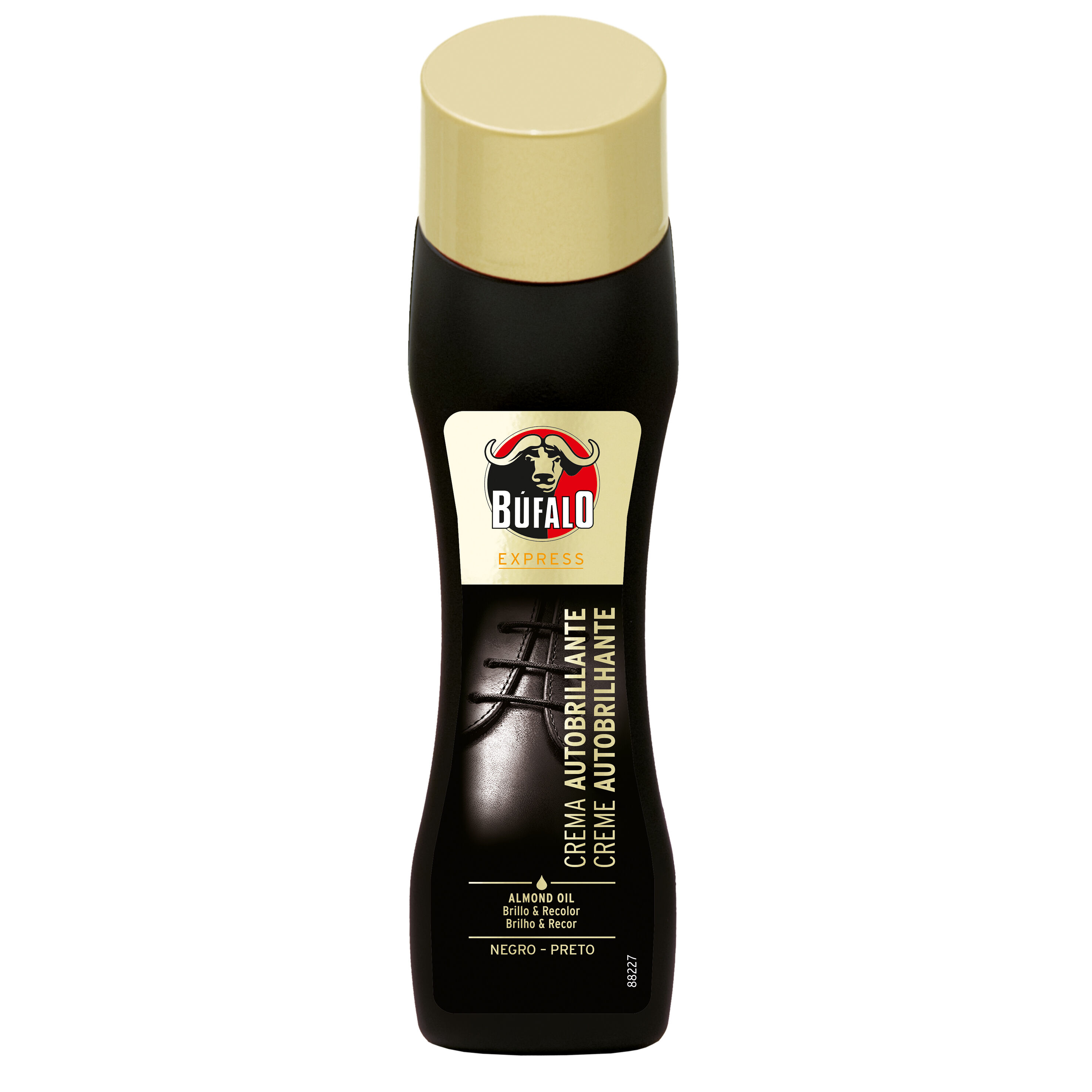 Betún en crema autobrillante negro Búfalo 50 ml