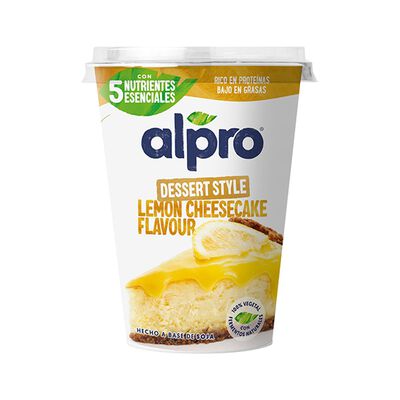 Postre Alpro Danone estilo dessert lemon cheesecake con 400g