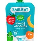 Alimento infantil preparado de frutas ecol&oacute;gico sin gluten Smileat 100g frutas variadas