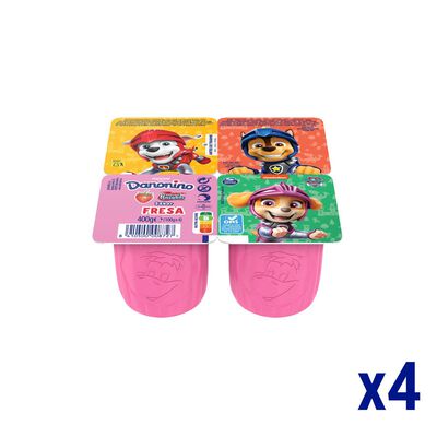 Petit maxi Danonino pack 4 fresa