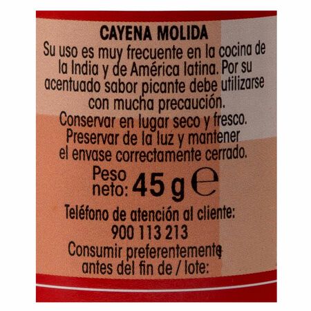 Cayena Alipende 45g molida
