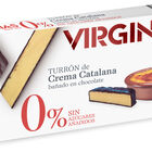 Turrón trufado de crema catalana sin azúcares añadidos Virginias 200g