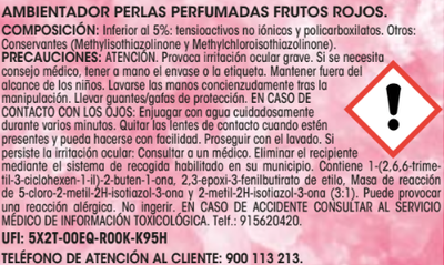 Ambientador en perlas Lanta 110g frutos rojos