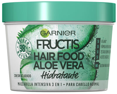 Mascarilla capilar hidratante Fructis 390ml hair food aloe vera