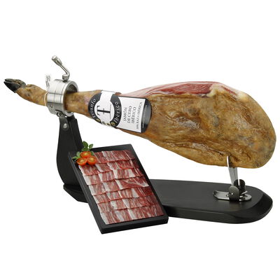 Jamón de cebo ibérico 50% raza ibérica Triunfo al corte