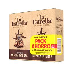 Café molido La Estrella Mezcla Intensa pack 2x250g