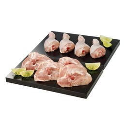 De Pollo: 1Kg de Contramuslos + 1Kg de Jamoncitos