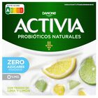 B&iacute;fidus probi&oacute;tico Activia desnatado 0% materia grasa pack 4 lima lim&oacute;n