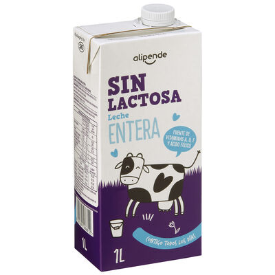 Leche sin lactosa Alipende 1l entera