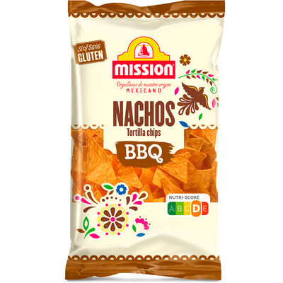 Nachos con sabor barbacoa Mission 200g