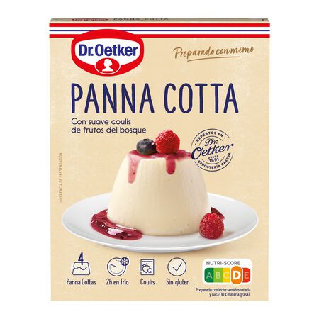 Pannacotta de frambuesa Dr Oetker 109g