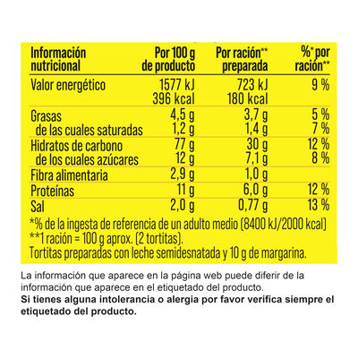 Preparador para crepes y tortitas Maizena Shaker 215g añadir y agitar