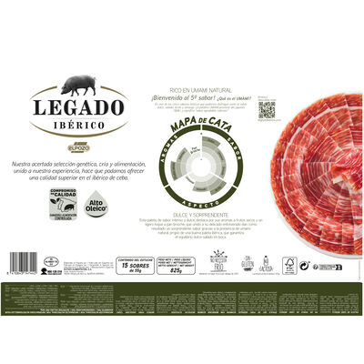 Maletín Jamón Cebo Ibérico Legado 15X50G