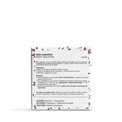 Crema noche con probi&oacute;ticos Bella Aurora 50ml Skin Solution