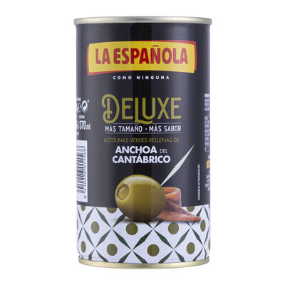 Aceituna verdes rellenas de anchoa del Cant&aacute;brico La Espa&ntilde;ola 150g
