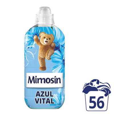 Suavizante concentrado Azul Vital Mimosín 56 lavados