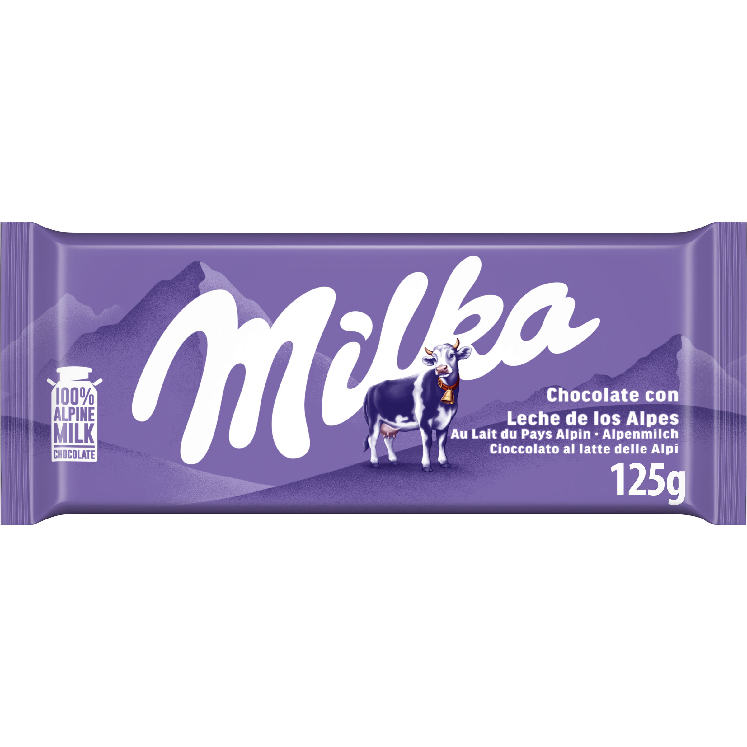 Chocolate con leche Milka 125g