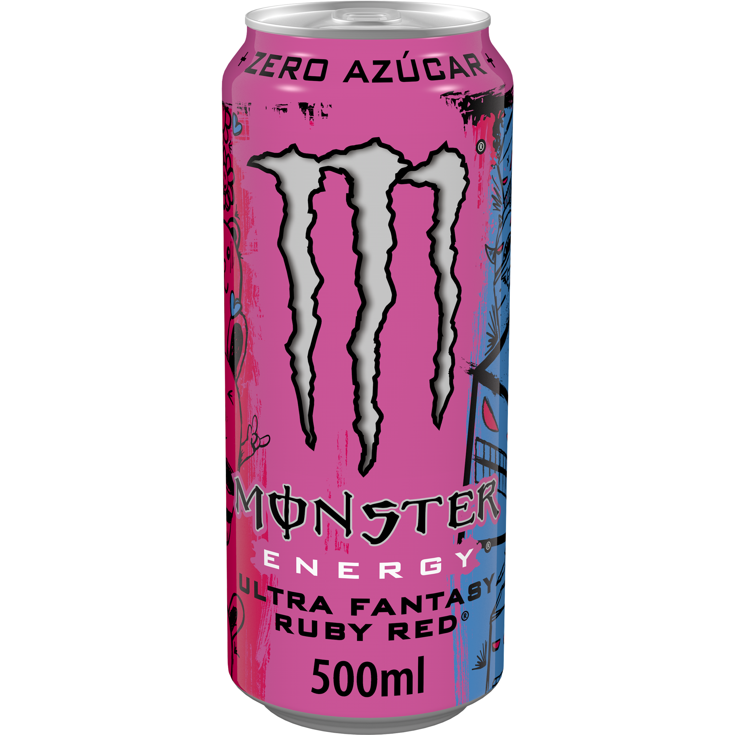 Bebida energética lata ultra fantasy Ruby Red Monster Energy 500 ml