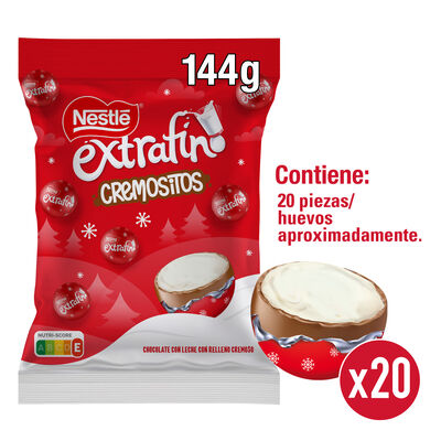 Bolitas de chocolate Cremositos Nestl&eacute; Extrafino 144g