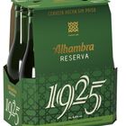 Cerveza dorada Alhambra Reserva 1925 pack 6 botellas 33cl