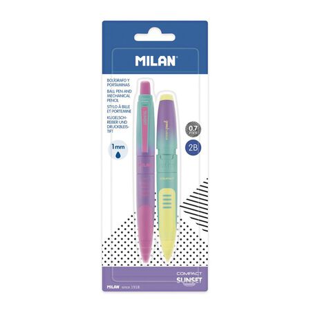 Bolígrafo+Portaminas Milan Compact Sunset