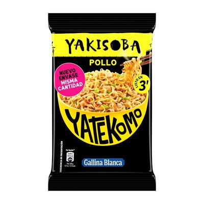 Fideos orientales pollo gallina blanca Yakisoba 2u
