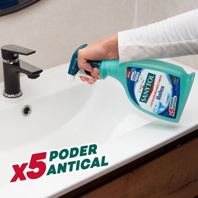 Limpiador desinfectante Sanytol 750ml ba&ntilde;o