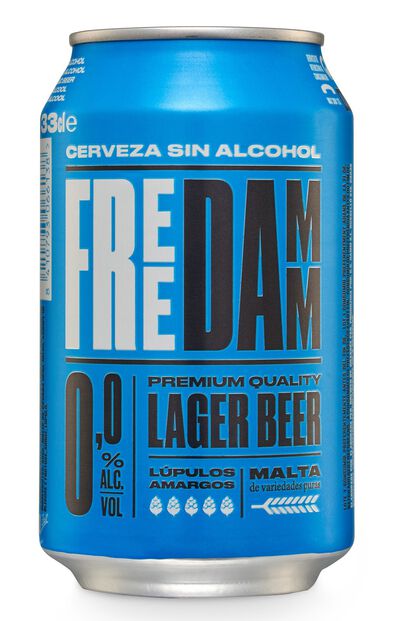 Cerveza sin alcohol Damm 00 lata 33cl