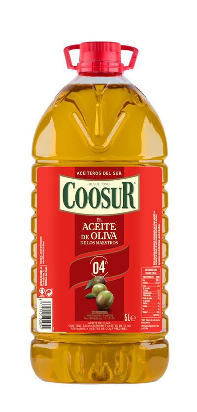 Aceite de oliva Coosur 5l 0,4º
