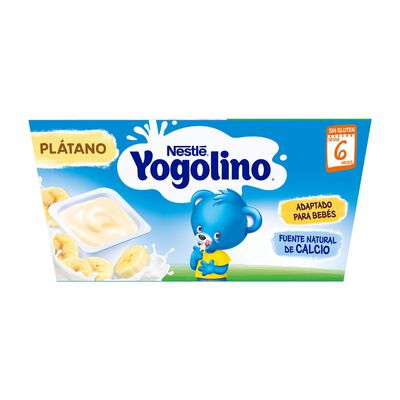 Postre Nestlé Yogolino plátano desde 6meses pack 4
