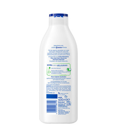 Loción corporal Nivea 400 ml aloe vera piel normal y seca