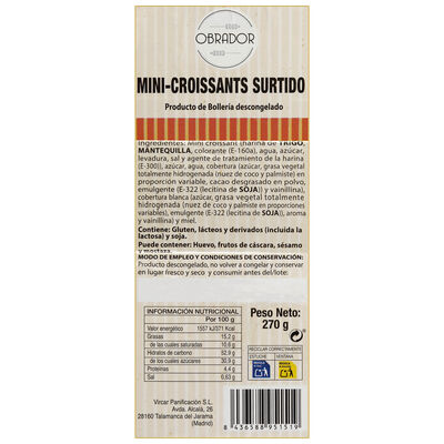 Mini croissant 9ud surtido