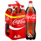 Refresco cola Coca-Cola Sabor Original botella 2l pack 4