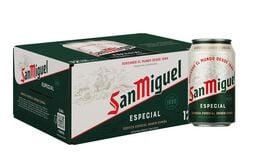 Cerveza rubia San Miguel Especial pack 12 latas 33cl