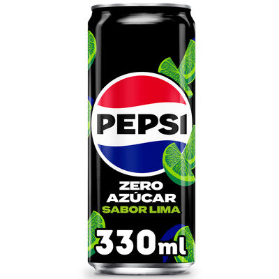 Refresco cola Pepsi zero lata 33cl lima