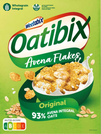 Cereales integrales Oatibix 550g avena flakes