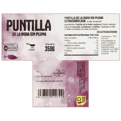 Puntilla sin pluma 350g