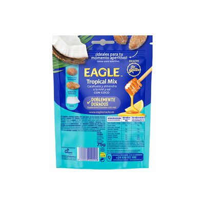 Cacahuetes a la miel y sal con coco Eagle 75g