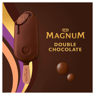 Helado Magnum doble chocolate 3 uds