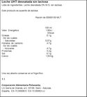 Leche sin lactosa 0,0% MG Asturiana 1l desnatada