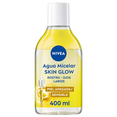 Agua micelar Nivea  400ml Serum Skin Glow