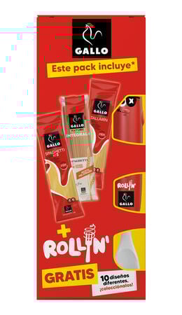 Pasta Gallo Pack-3 1,35K +Roll In