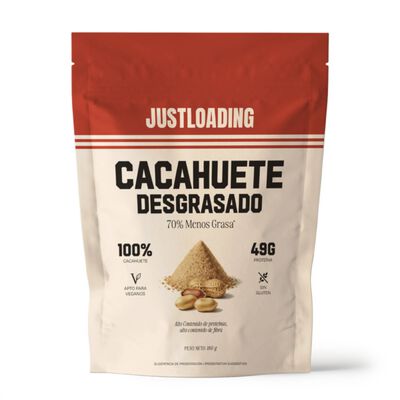 Cacahuete desgrasado en polvo Just Loading 180g