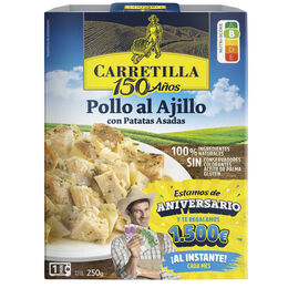 Pollo al ajillo con patatas Carretilla 250g
