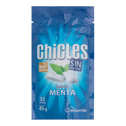 Chicles menta s/gluten s/azúcar Alipende 45g