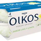 Yogur estilo griego Oikos pack 4 lima limón
