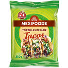 Tortilla maiz Mexifoods tacos 250g