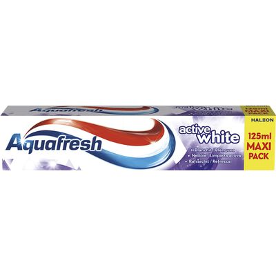 Pasta de dientes Active White Aquafresh tubo 125 ml